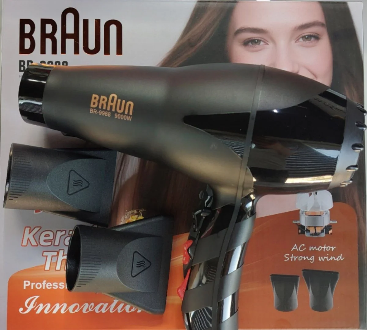 BRAUN Профессиональный Фен BR-9988