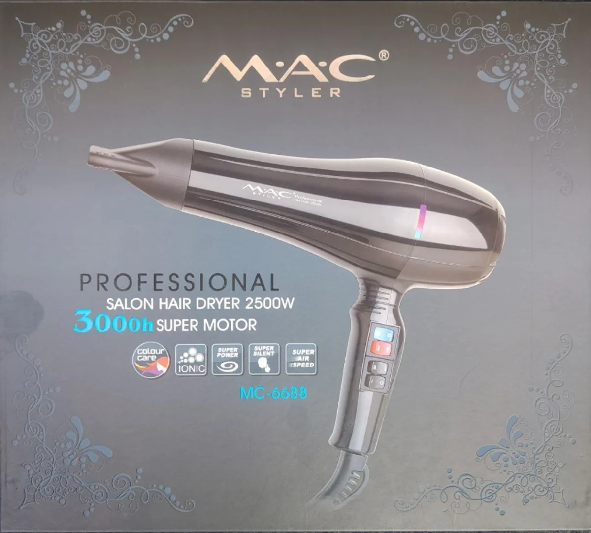 MAC STYLER Профессиональный фен для волос MC-6688