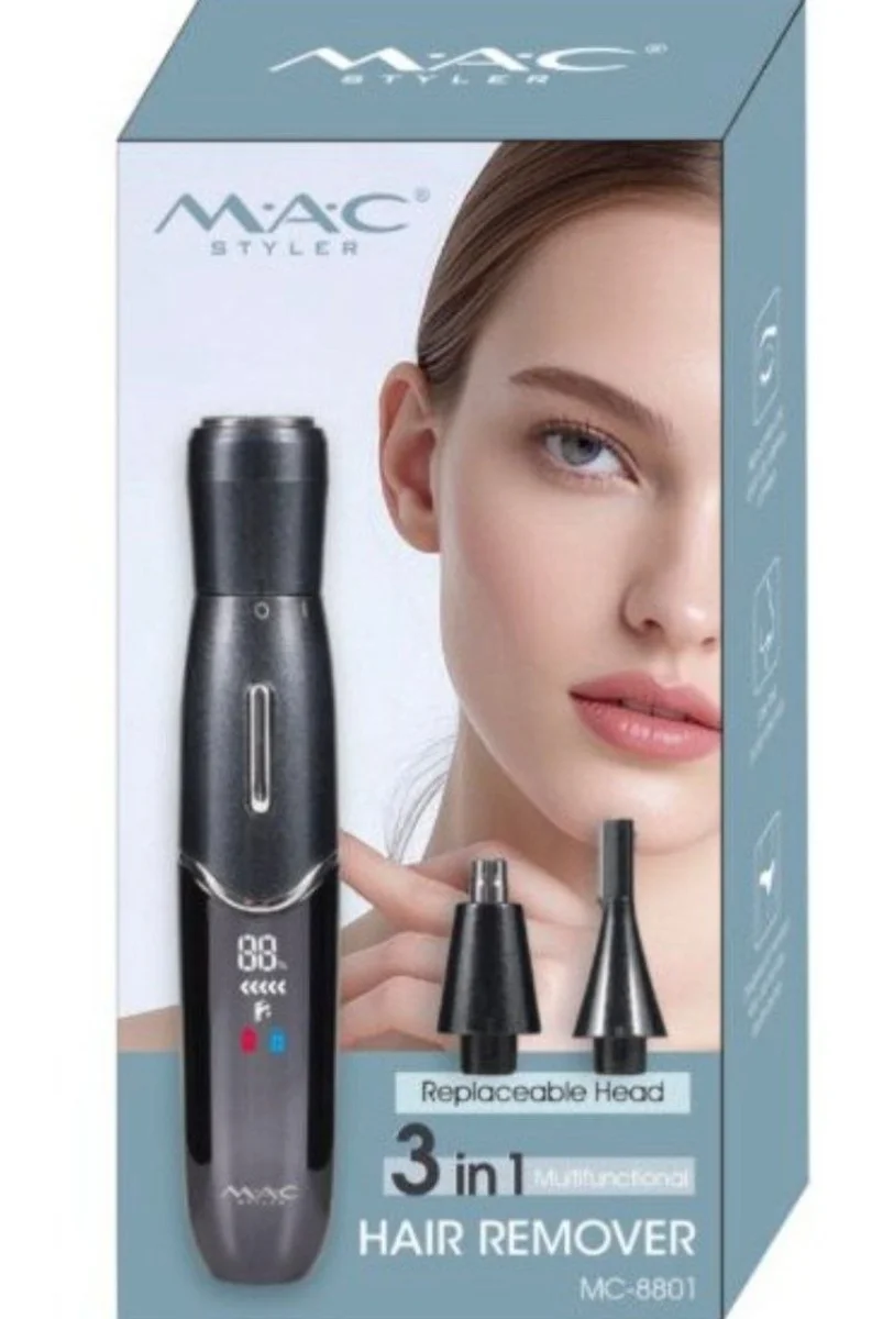 MAC Styler 3-в-1 Женский аккумуляторный триммер-эпилятор