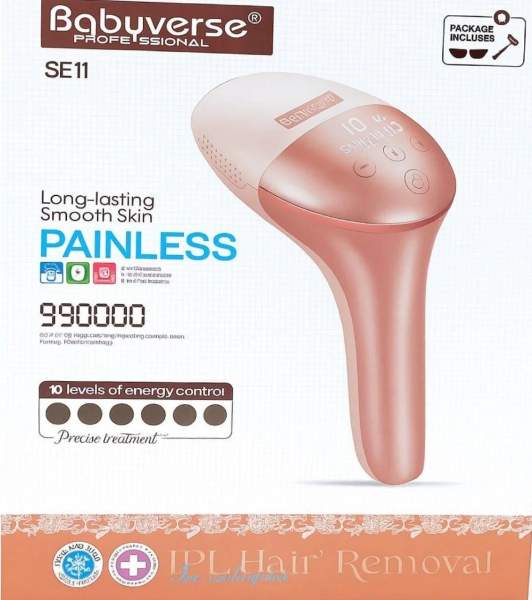 Babyverse Professional SE11 ЛЭД Эпилятор