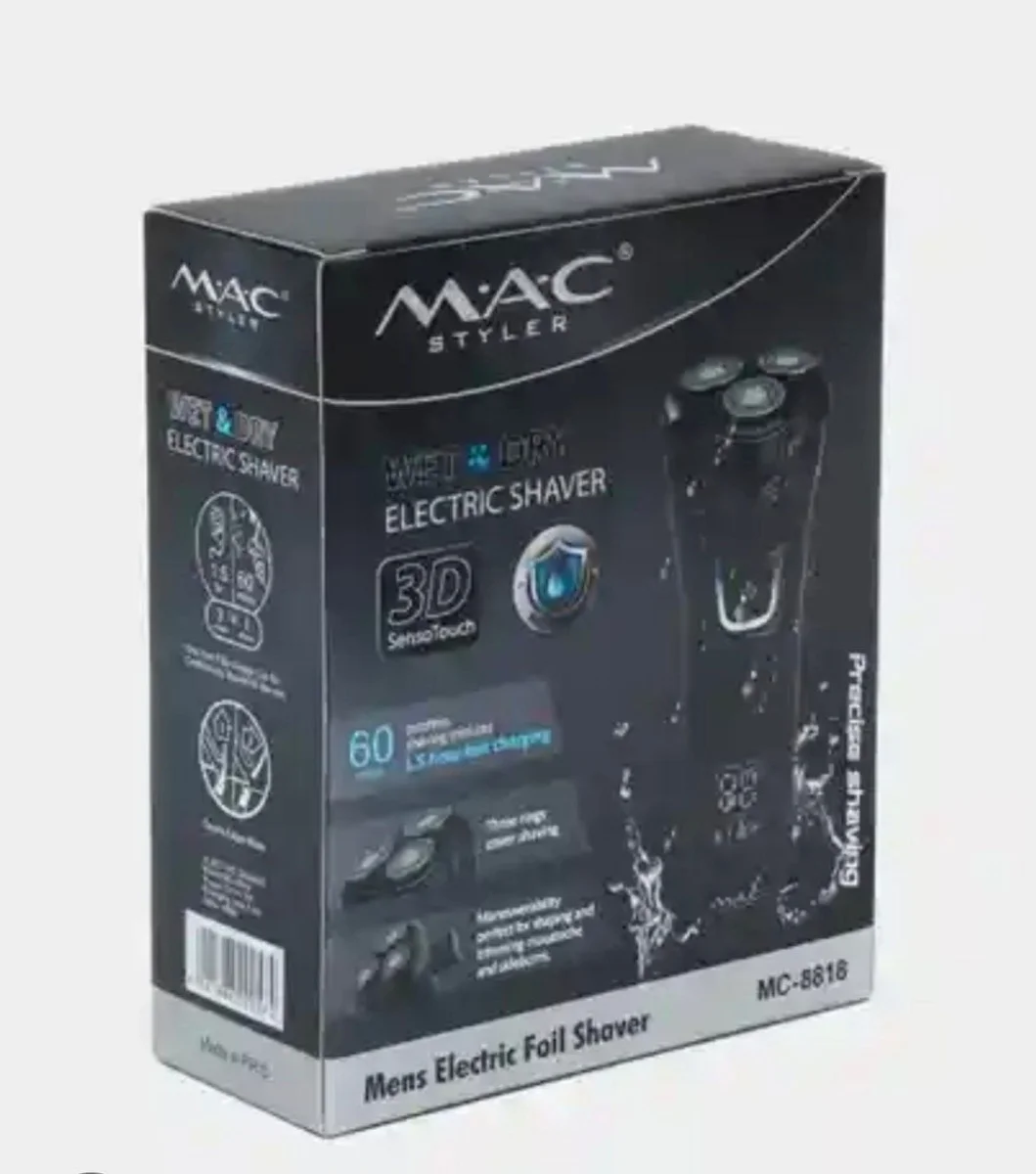 MAC Styler MC-8818 Мужская электрическая роторная бритва