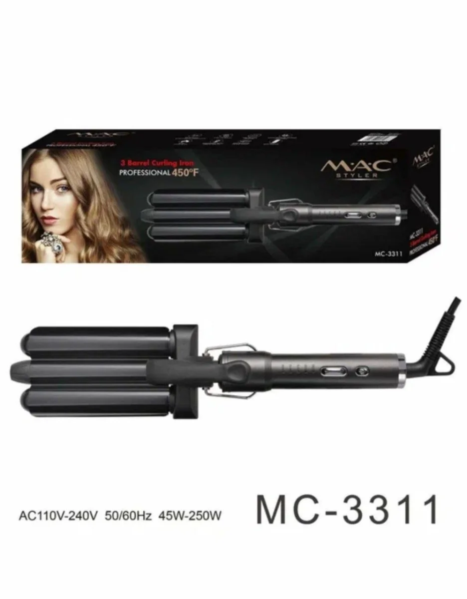 MAC STYLER МС-3311 Профессиональная тройная плойка для волос