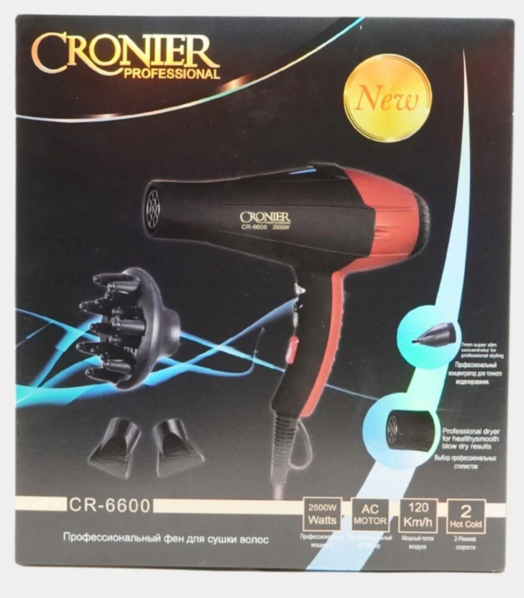 Cronier CR-6600 Профессиональный фен для сушки волос