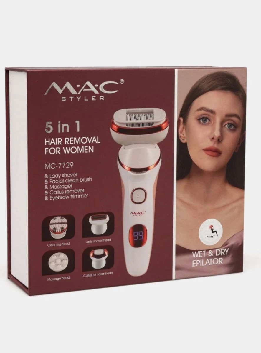 MAC STYLER МС-7729 Эпилятор 5-в-1