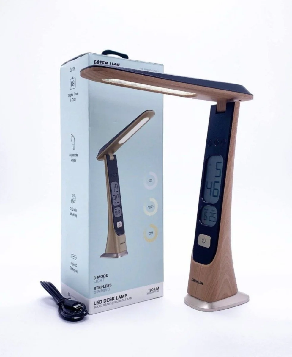 Green Lion LED Desk Lamp Светодиодная настольная лампа 3-в-1