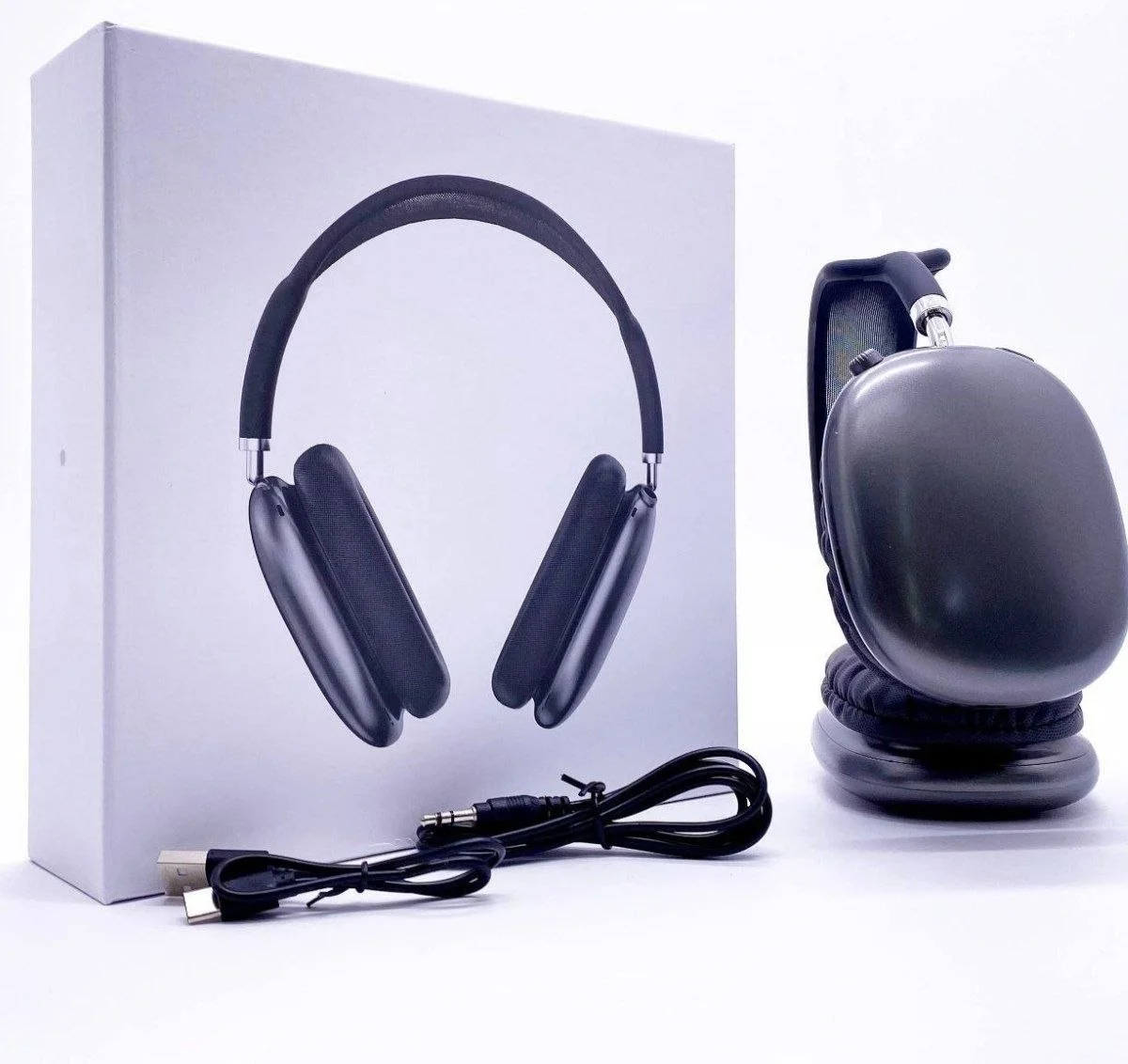 Bluetooth Airpods Max Lux Copy SBY A6 Black Беспроводные наушники Чёрный цвет