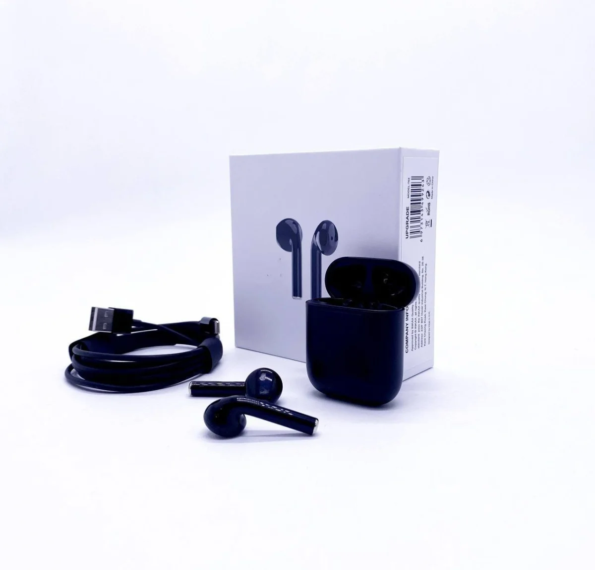Airpods Inkax T02 Беспроводные наушники Чёрный цвет