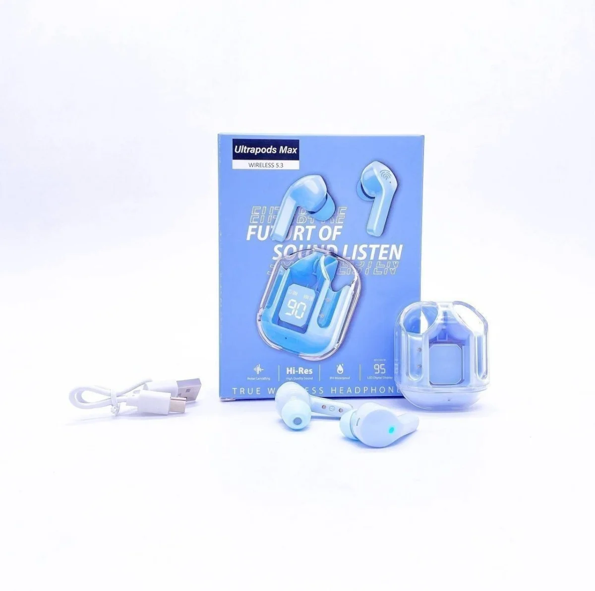 Earbuds Ultrapods Max Blue Беспроводные наушники