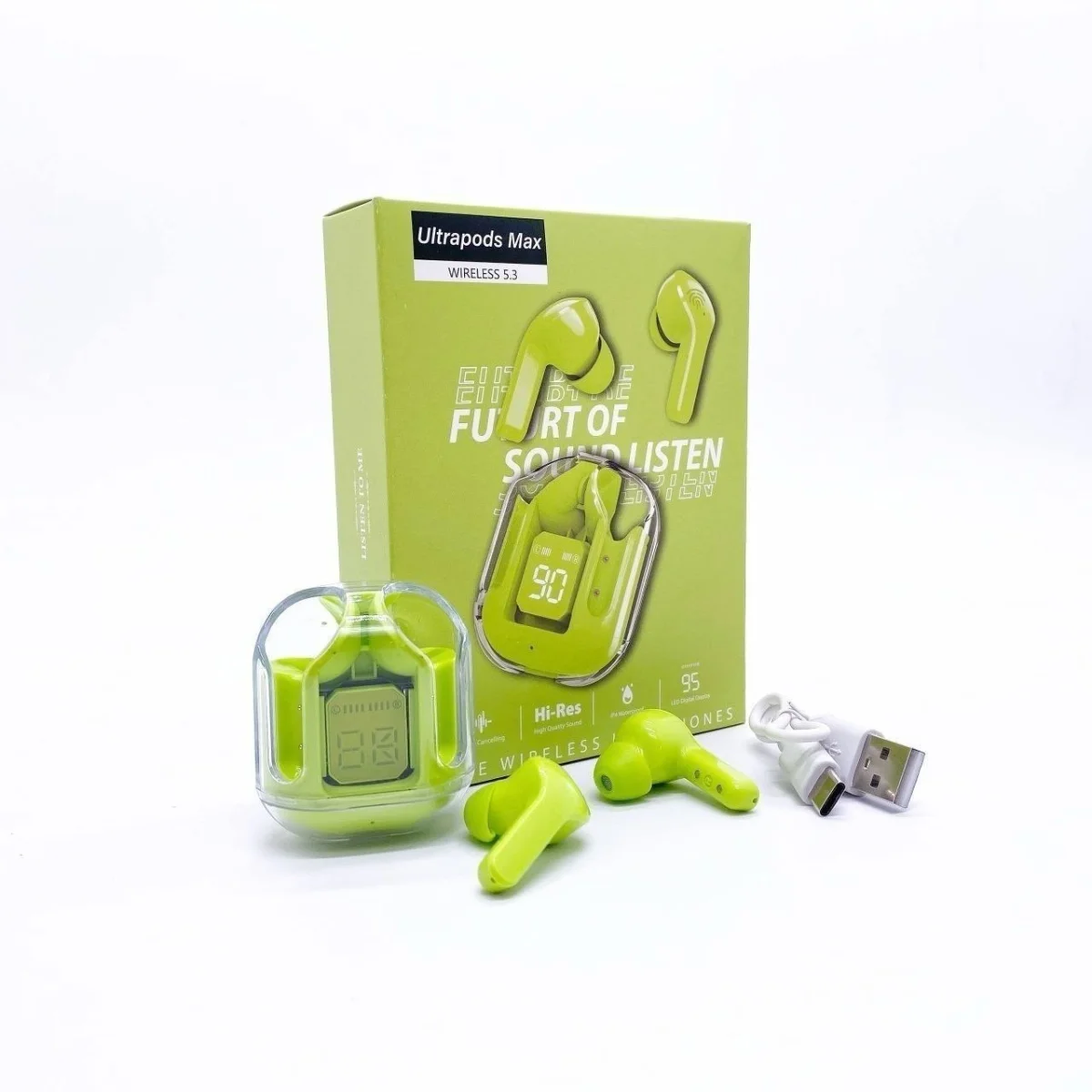 Earbuds Ultrapods Max Green Беспроводные наушники