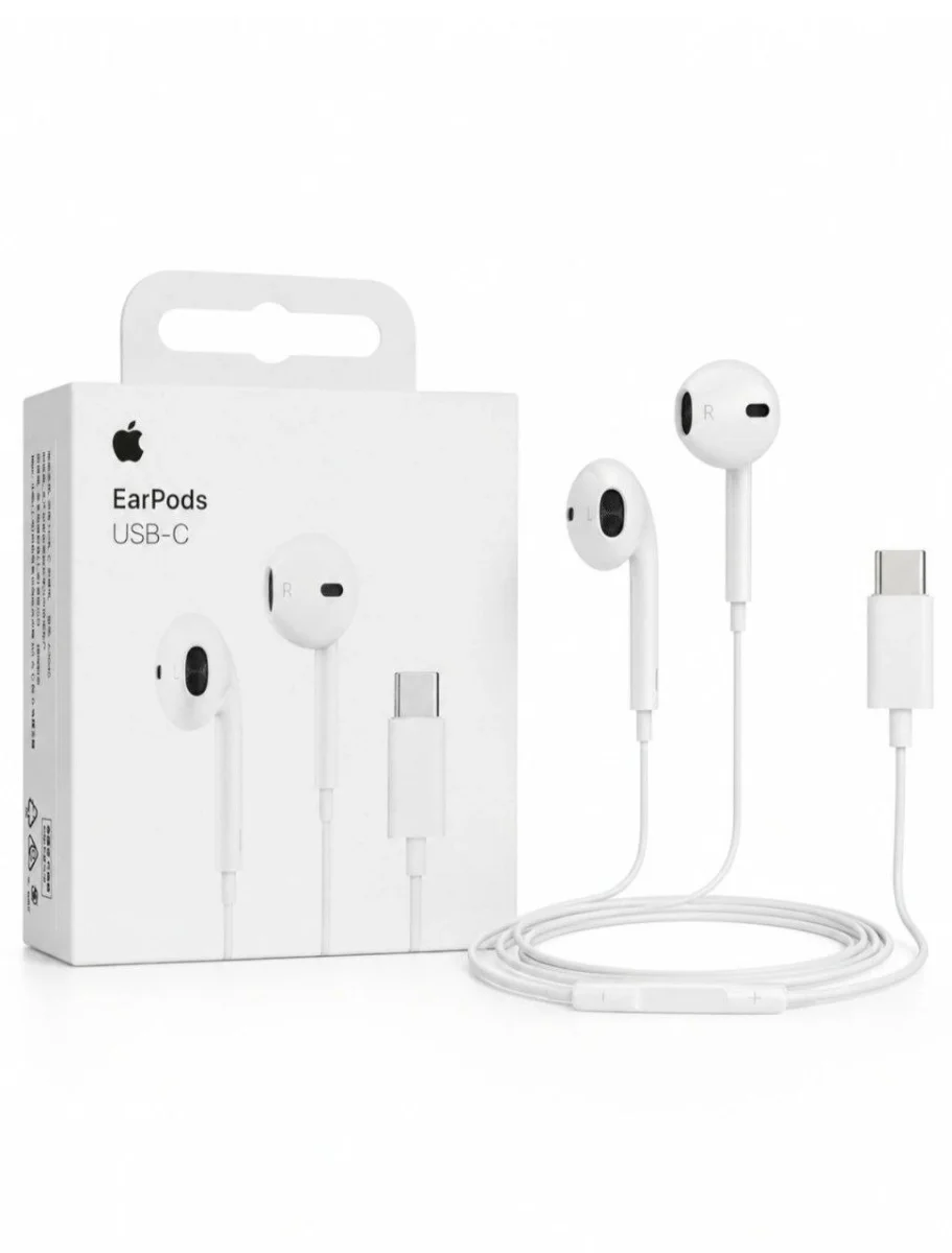iPhone 17 China Org sifat 1:1 Проводные наушники с разъемом USB-C