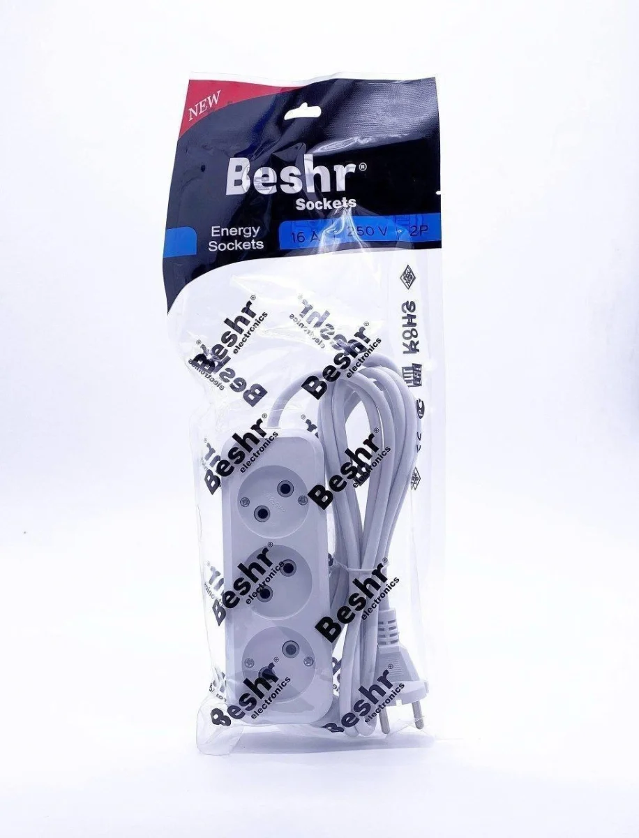 Beshr 3-Pin 3M Пилот (Сетевой удлинитель)