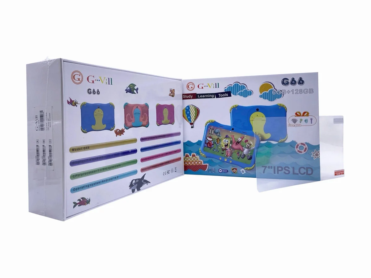 G Vill G66 7 inch Wifi+Sim 6GB/128GB Rose Red Планшет Ярко-розовый цвет