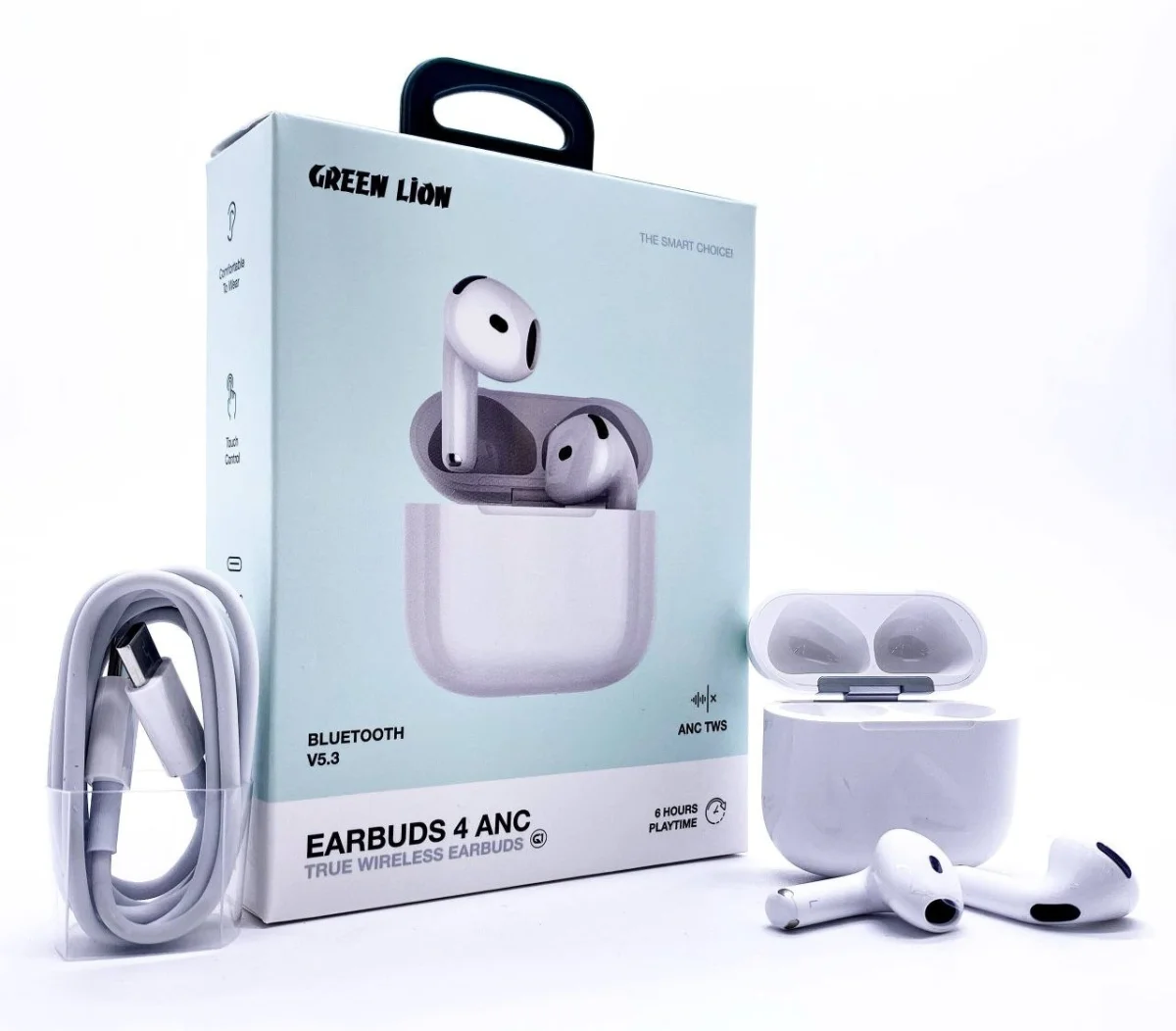 Earbuds Green 4 ANC G1 Беспроводные наушники